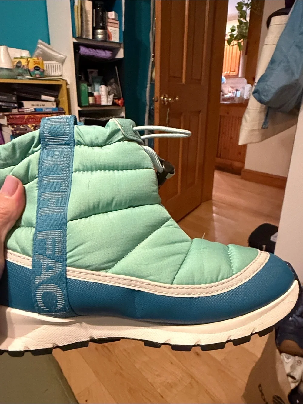 The North Face Kids Mint & Teal Puffy Snow Boot